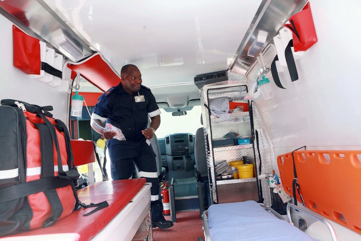 Emergency medical response team in South Africa